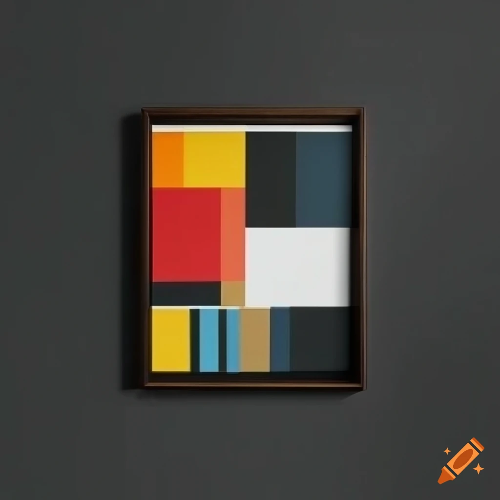 black Bauhaus poster