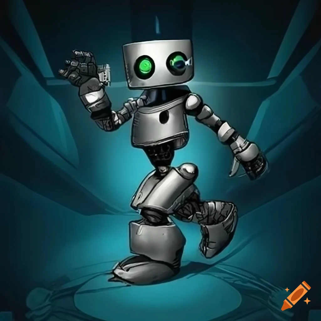 geeky robot foot