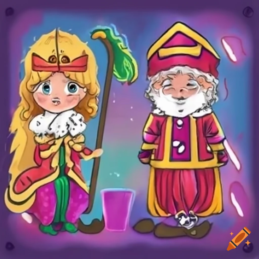 Sinterklaas celebration by the fireplace