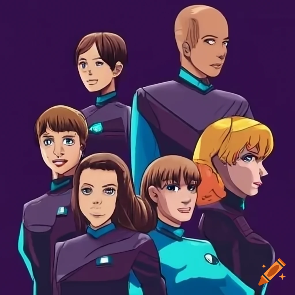 group photo of Starfleet Academy Nova Squad