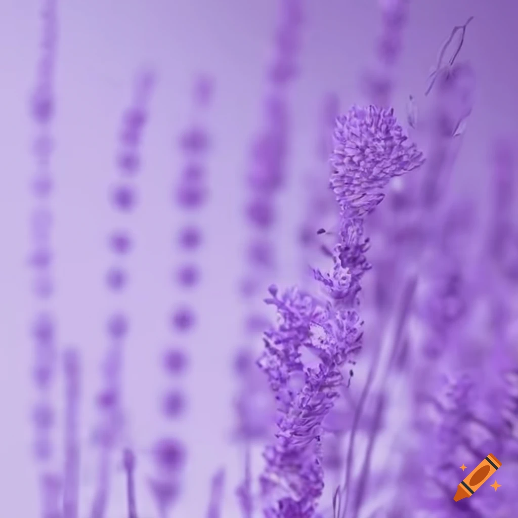 pattern with lavender flowers
