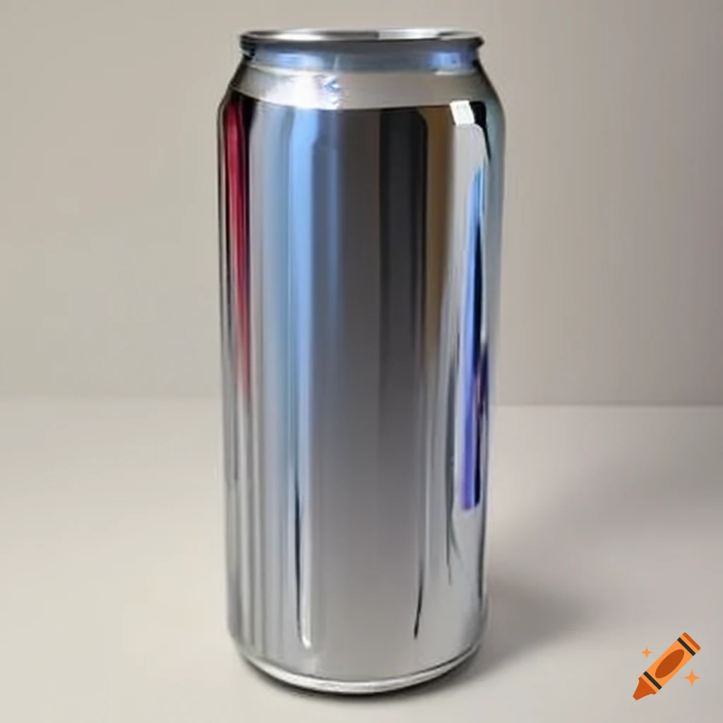 chrome beverage can label design