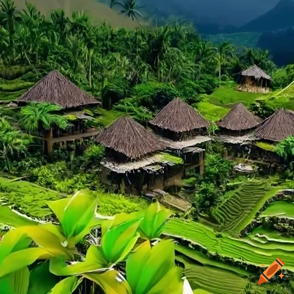 Ifugao indigenous family blending tradition and technology