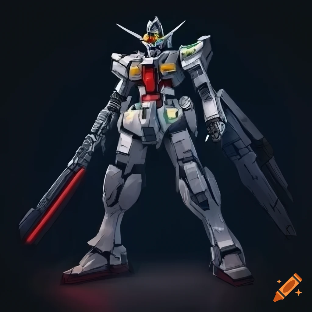 image of a Sith Lord Gundam