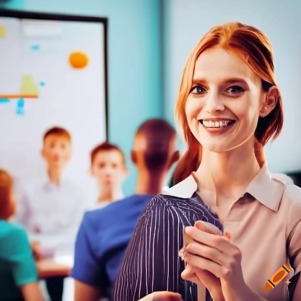 image of a presenter teaching in a classroom