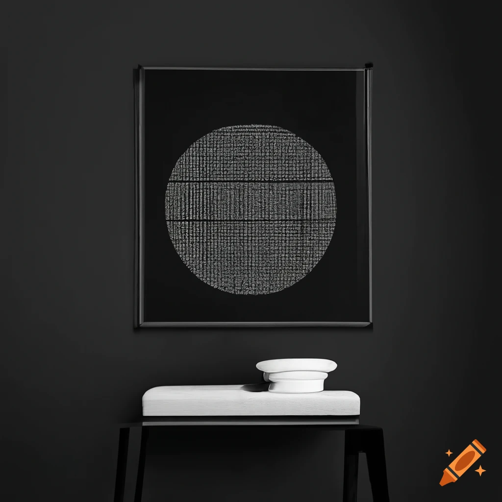 Bauhaus black snow poster