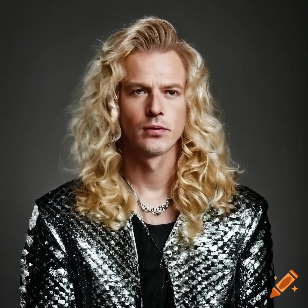 Person with blond hair in a disco