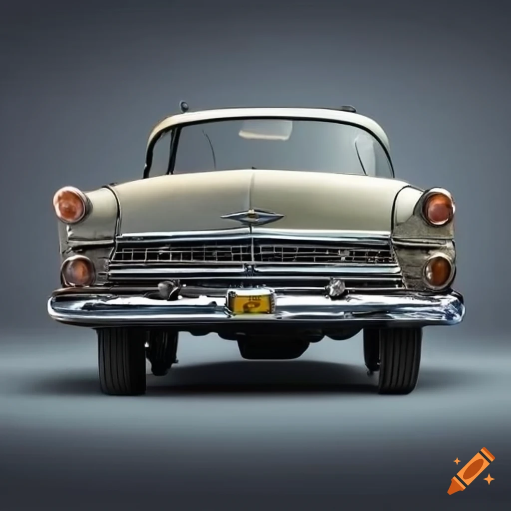 vintage Chevrolet car with a customized sound system