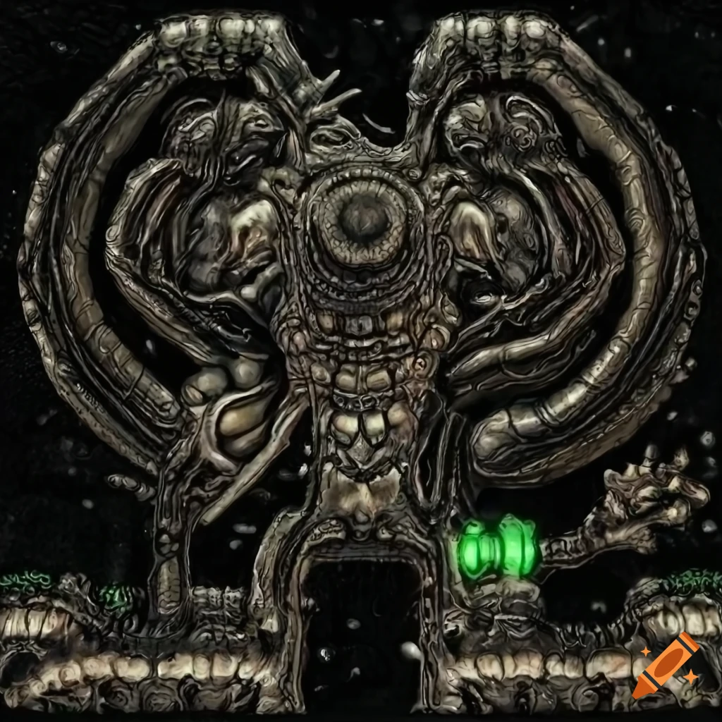 creepy 2D Metroid game with alien creatures