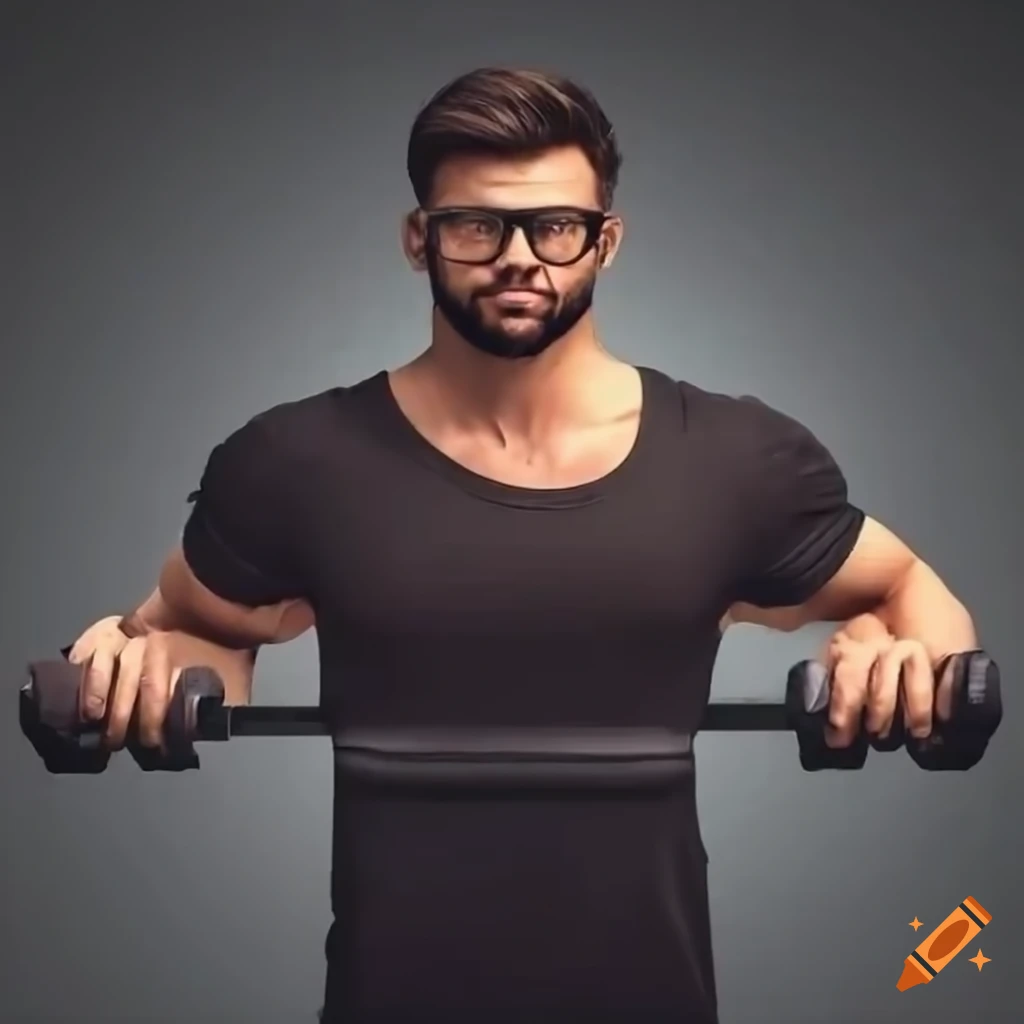 man weightlifting at the gym