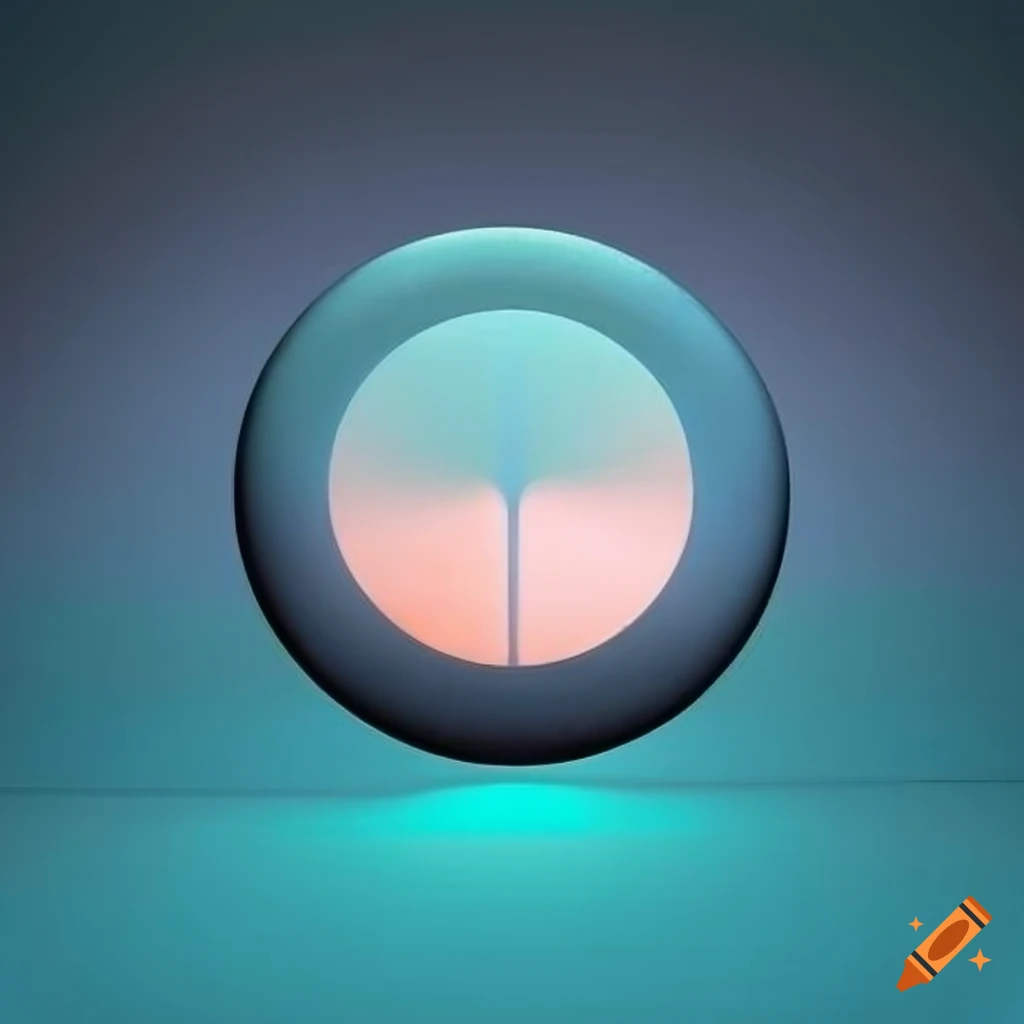 Bauhaus Dessau style ambient music fan button