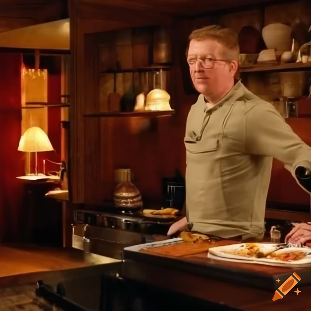 Portrait of chef tom kitchen on Craiyon