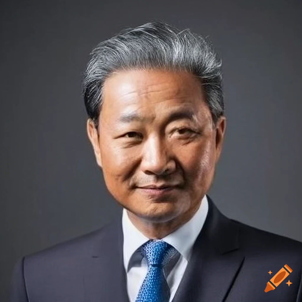 Portrait of a distinguished chinese politician on Craiyon