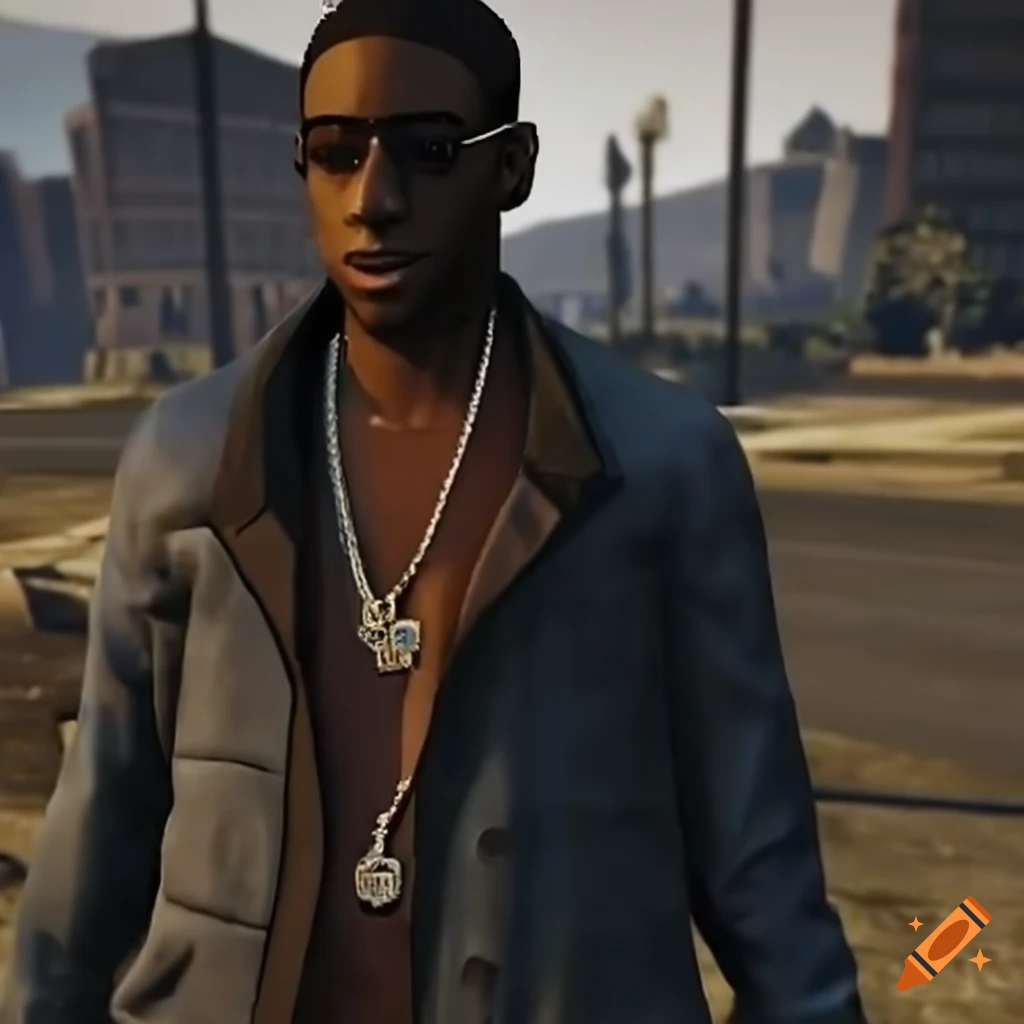 Young Dolph in GTA V style