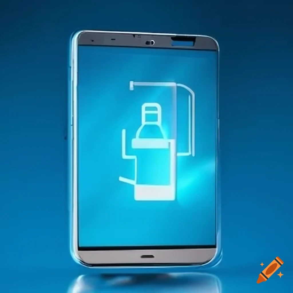 Smartphone screen showing a breathalyzer app on Craiyon