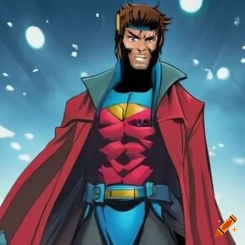 Gambit superhero from 80-90's anime