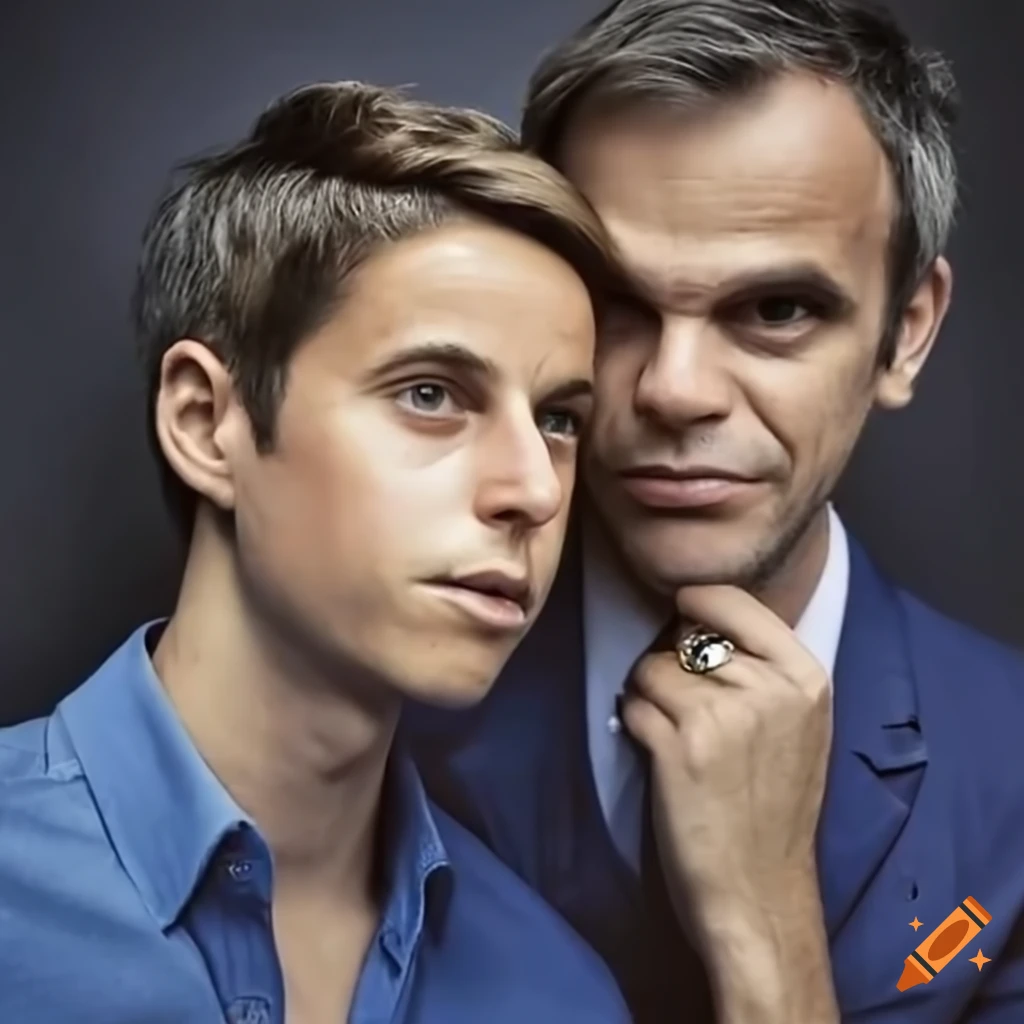 Portrait of gabriel attal and olivier véran
