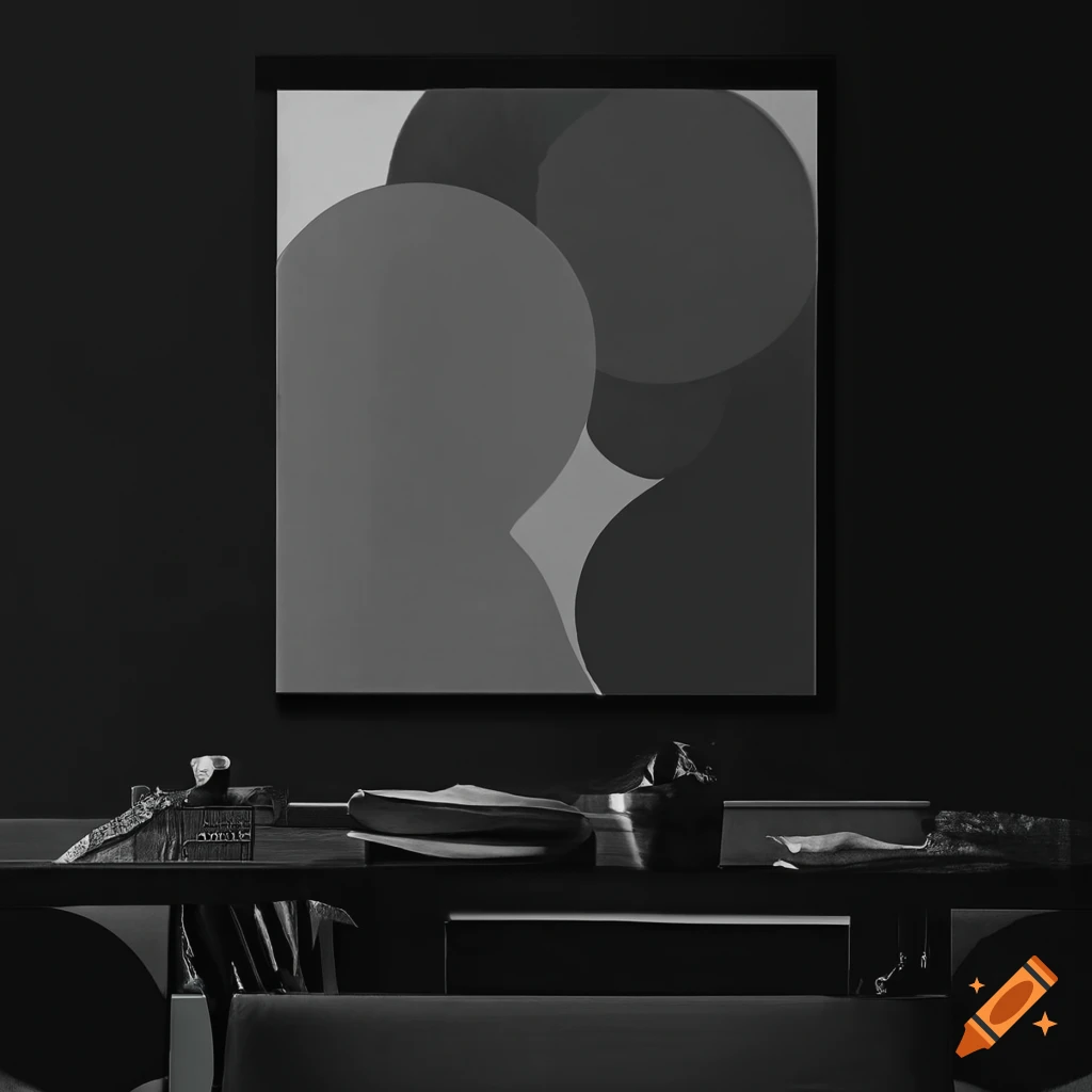 black snow Bauhaus poster