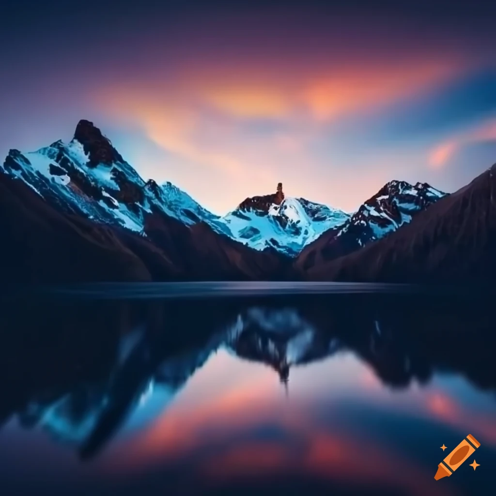 logo of a mountain and ski