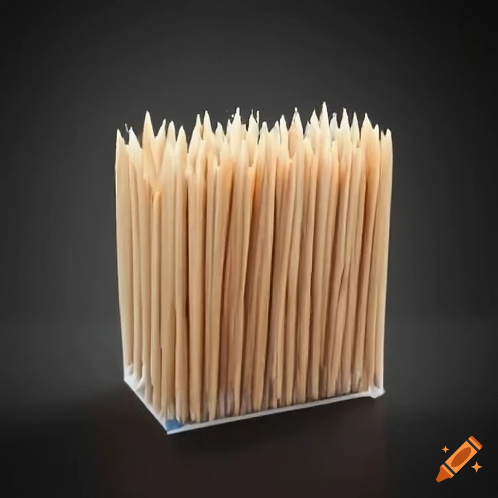 cube made of toothpicks