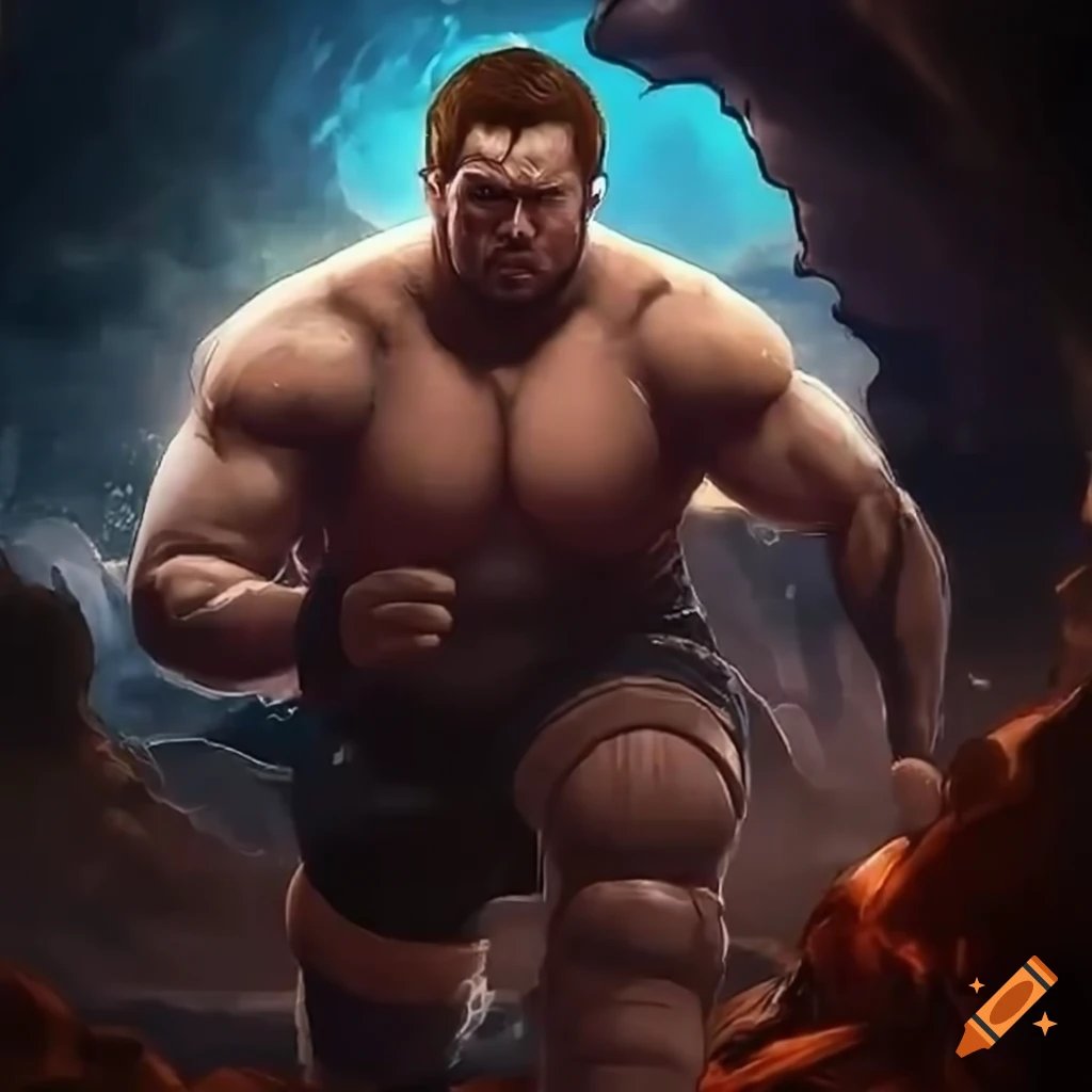 description of a powerful superhero