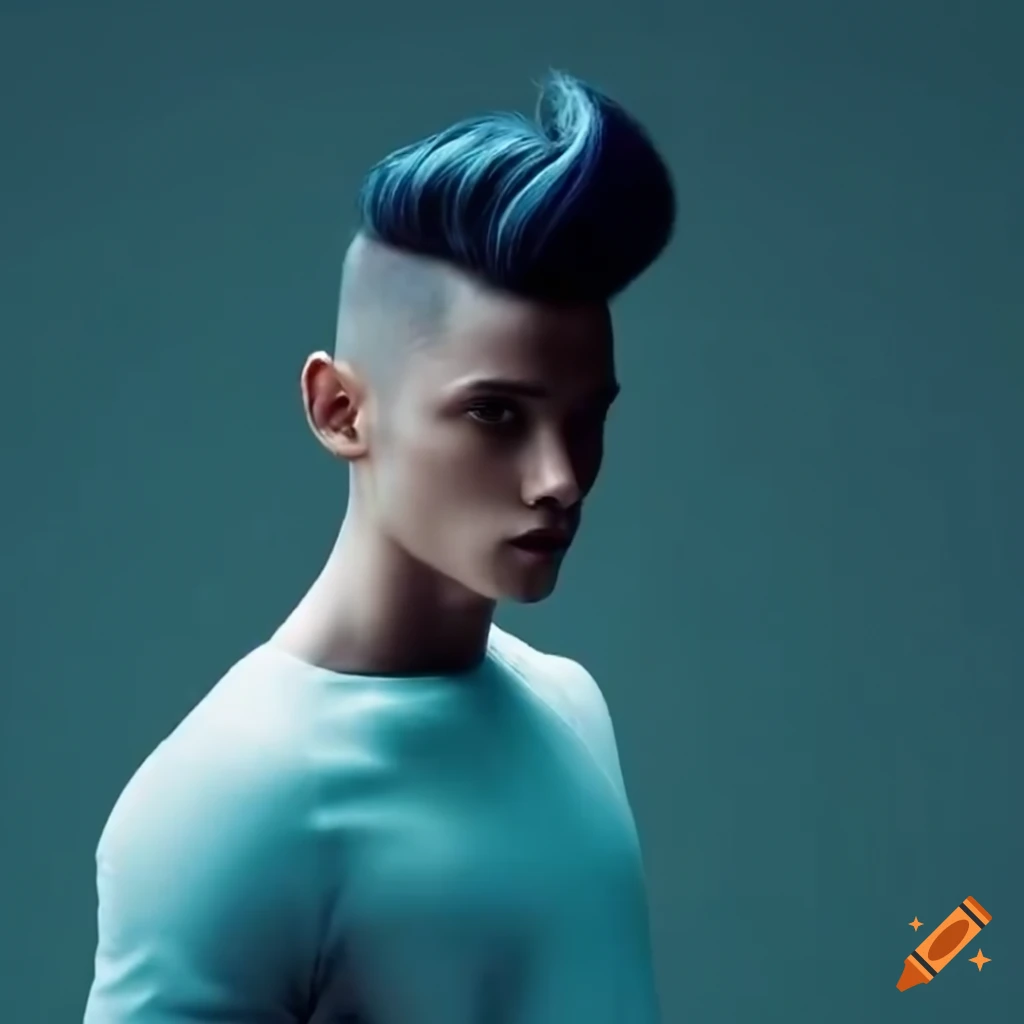 image of a man with undercut hairstyle
