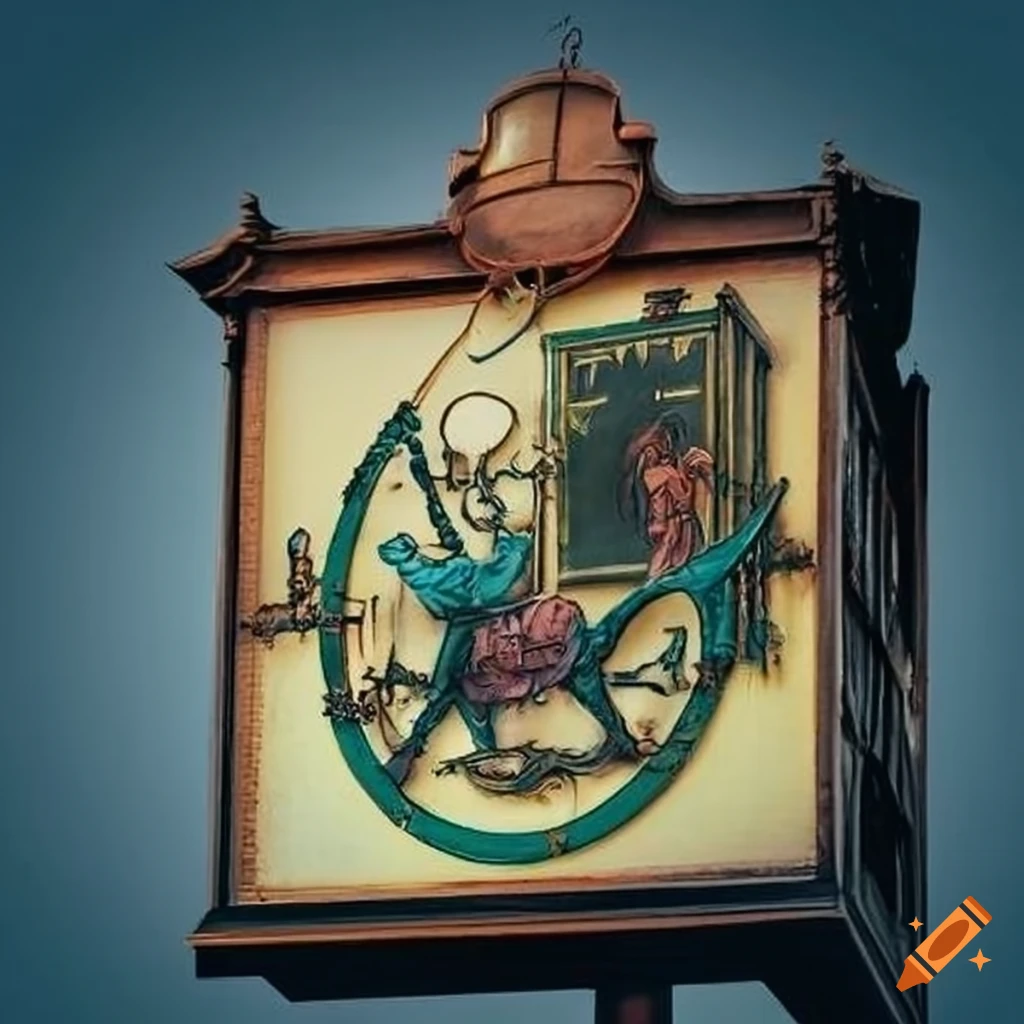 Archer and Hample English pub sign