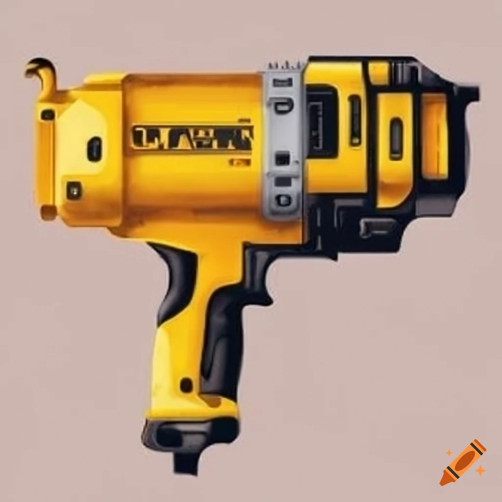 Dewalt nail gun on Craiyon