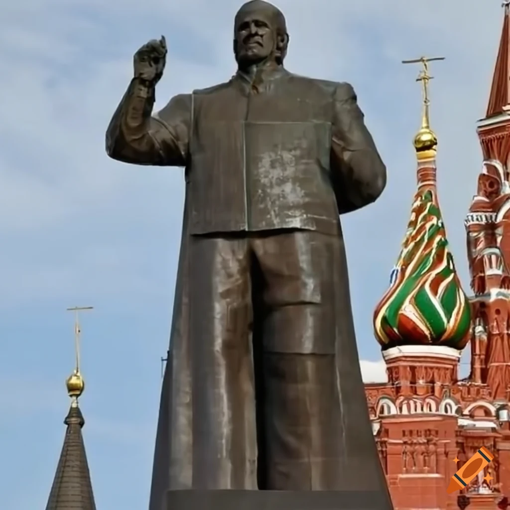 monument of Vladimir Zhirinovsky on Red Square
