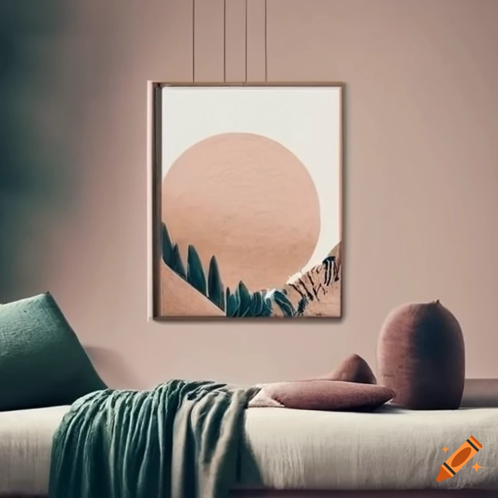 boho wall art showcasing nature's beauty and freedom