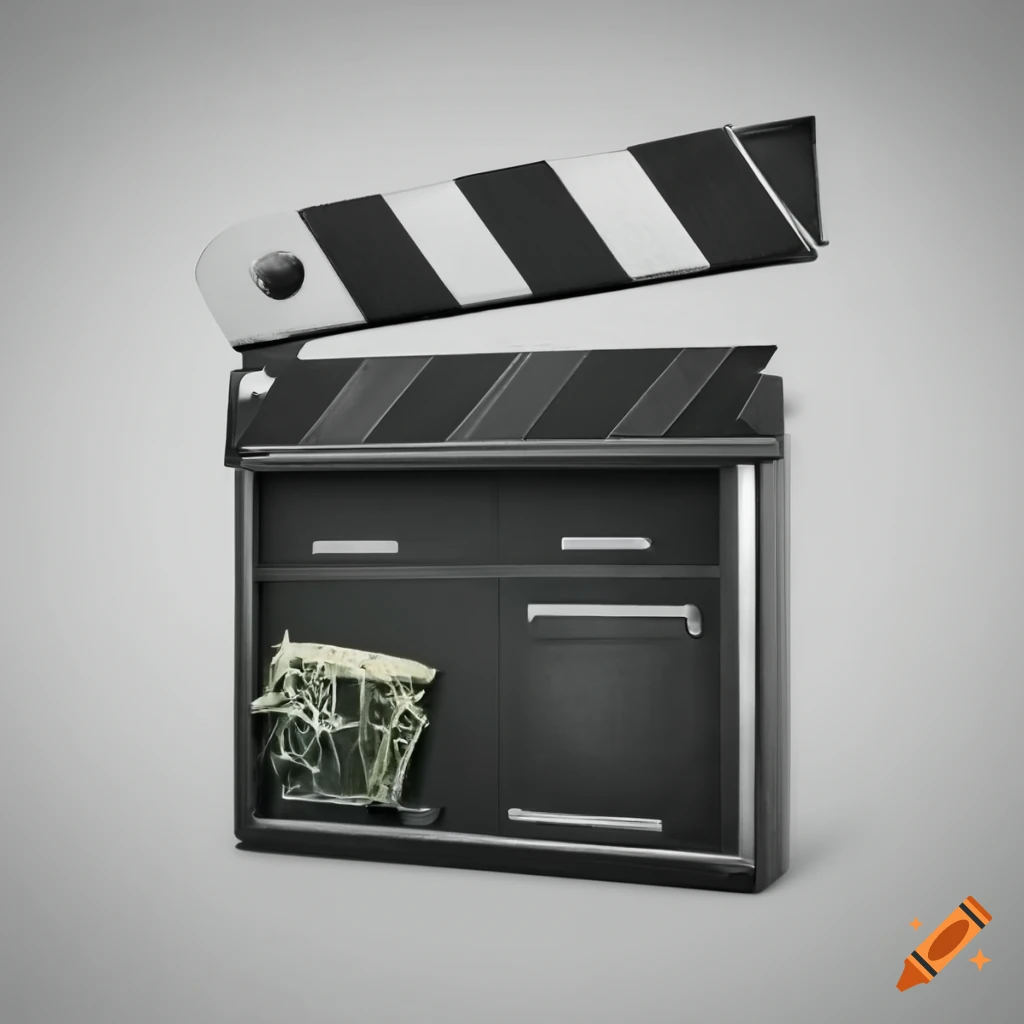 clapper board for film production