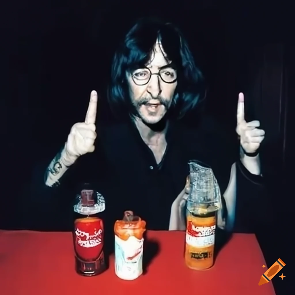 John lennon and steve o drinking hot sauce