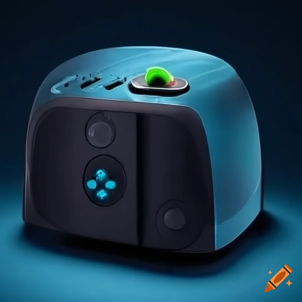 Pc gaming toaster shaped like a controller on Craiyon