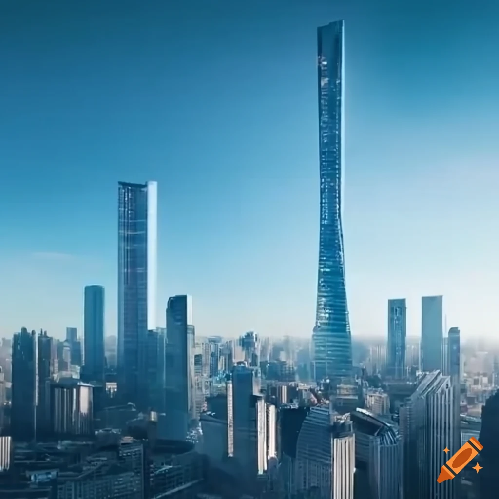 skyscraper launching into space