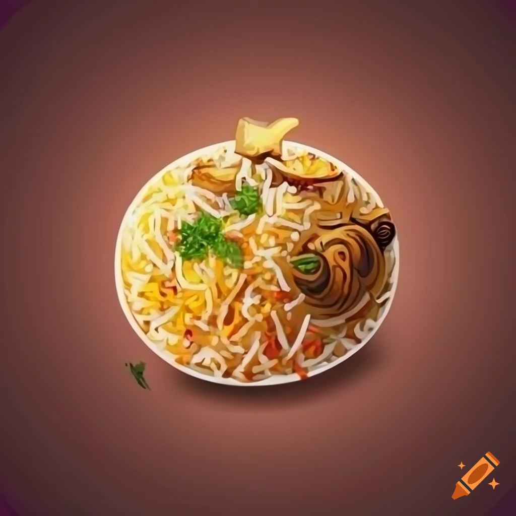 Chicken Biryani Vector Art, Icons, and Graphics for Free Download