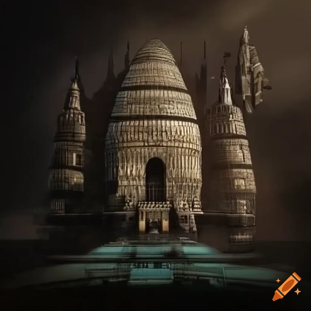sunlit futuristic architecture in a 19th century detailed and realistic environment with a planet in the background
