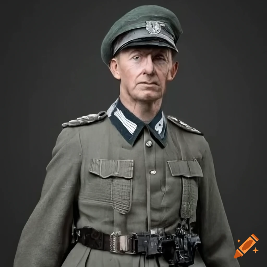 photorealistic image of a German soldier from World War One