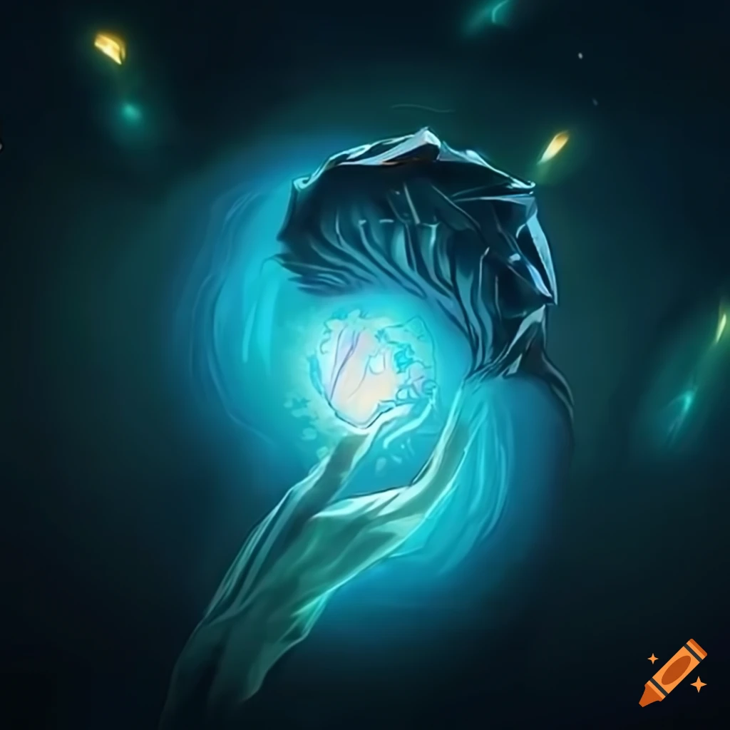 image of radiant lights