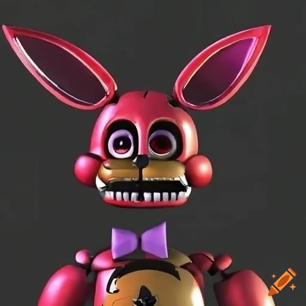 creepy fox character from FNAF game