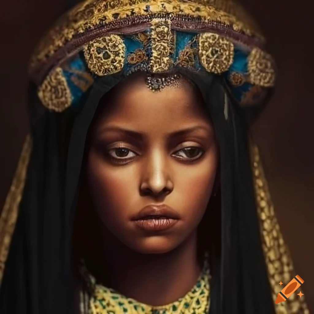 Portrait Of A Dark skinned Muslim Moorish Woman From 16th Century Andalusia portrait-of-a-dark-skinned-muslim-moorish-woman-from-16th-century-andalusia