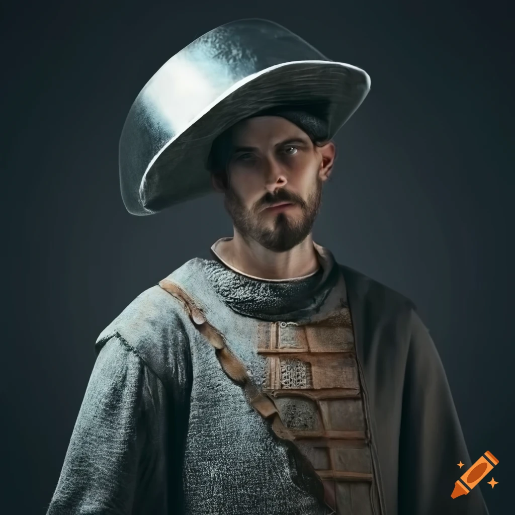 immagine di un contadino con cappello e baffi