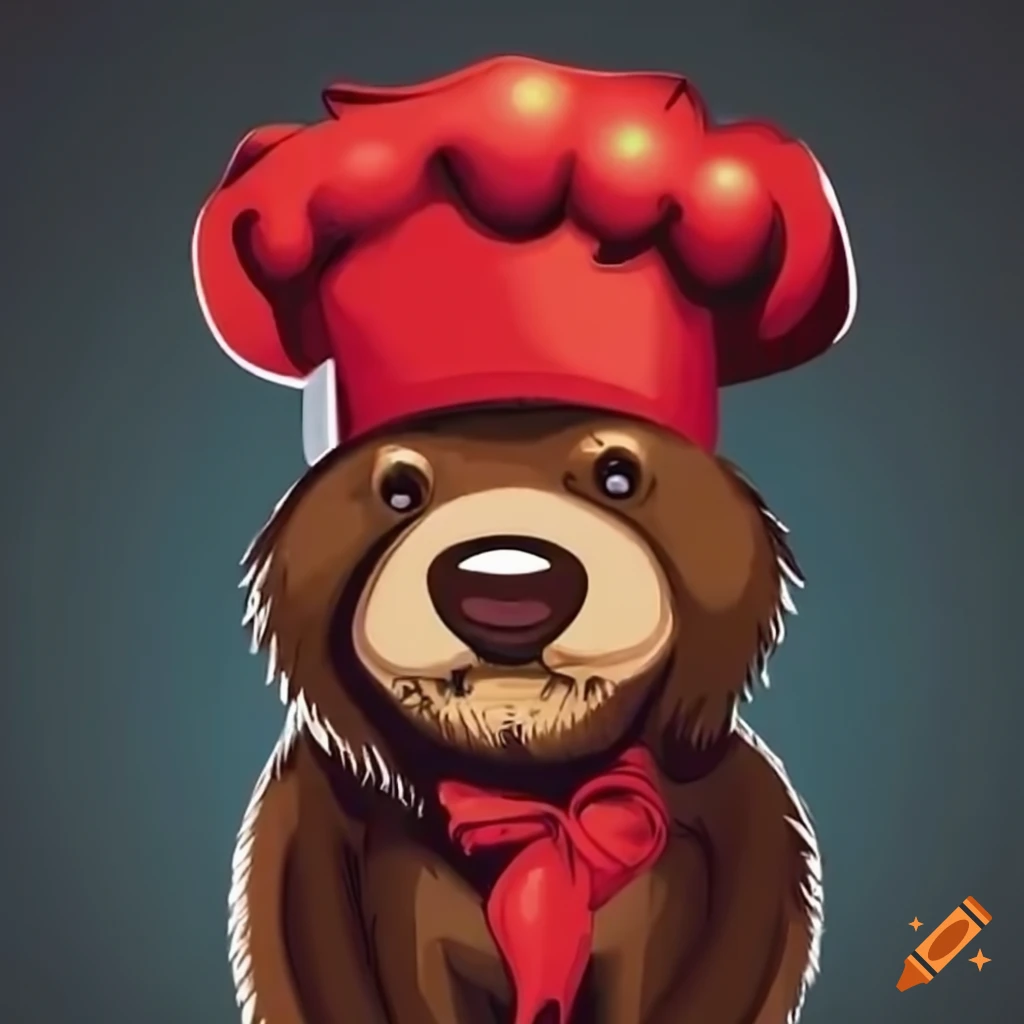 humorous-image-of-a-bear-wearing-a-chef-hat
