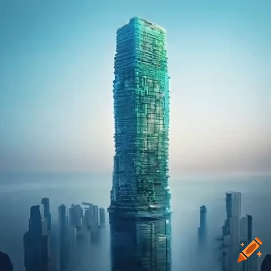 Green environmentfriendly highrise building