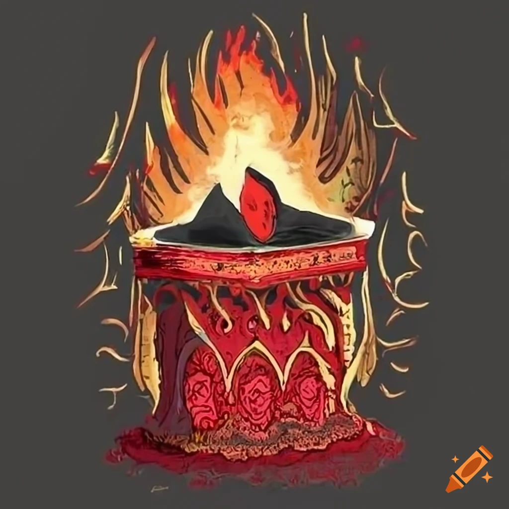 Burning bible with the words "preacher's daughter" on Craiyon