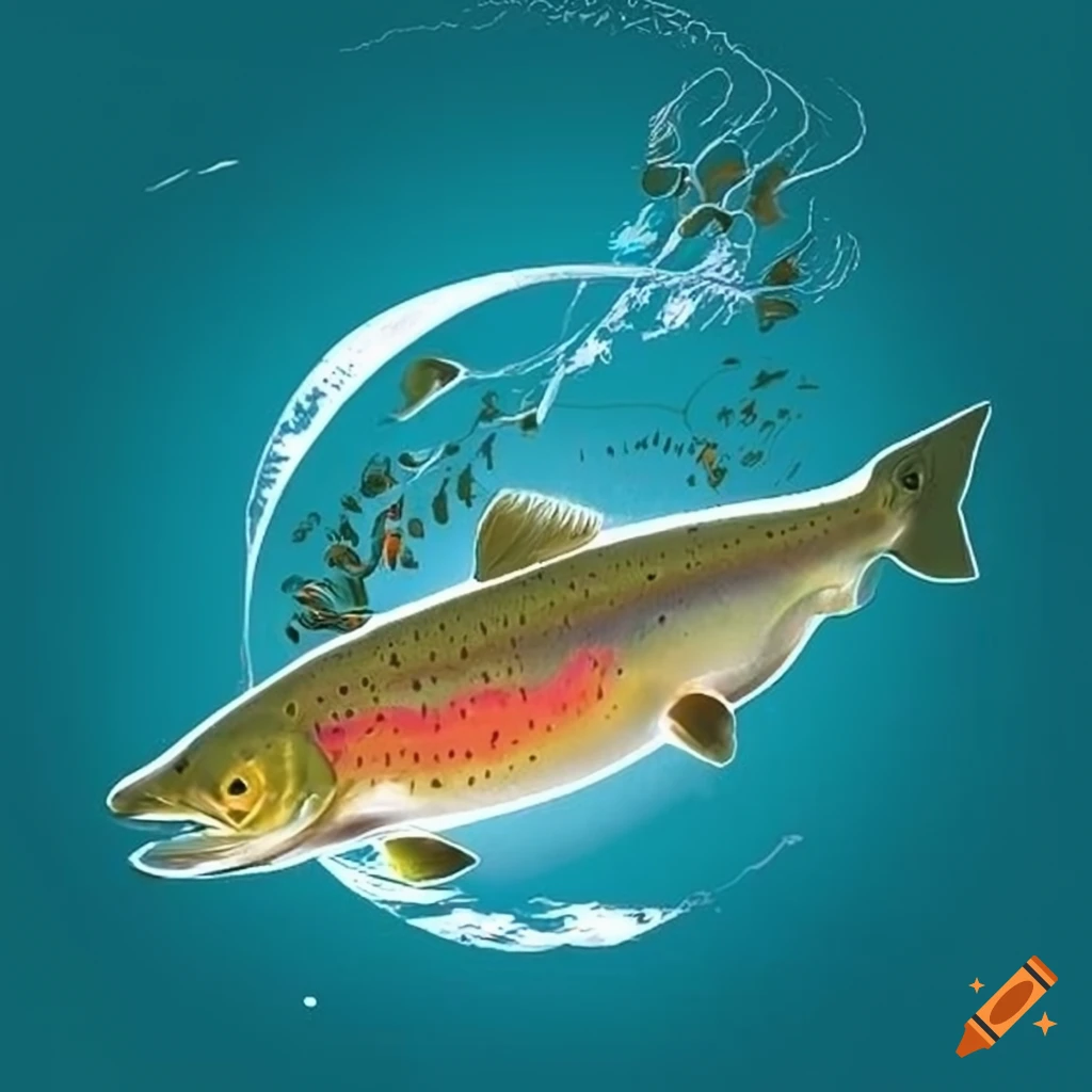 Logo For A Fish Tracking Company With A Trout And The Name Fishery logo-for-a-fish-tracking-company-with-a-trout-and-the-name-fishery