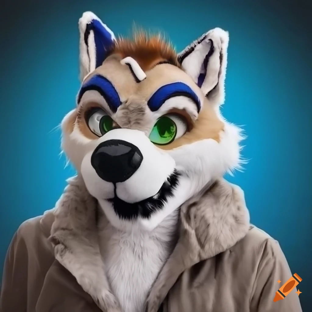 fursuit wearing a uniform