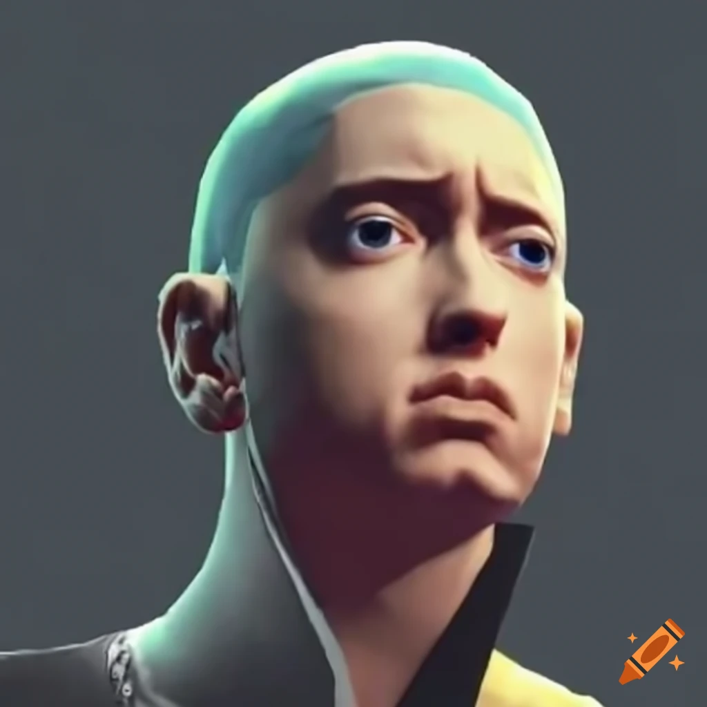 Eminem in super smash bros melee level screenshot