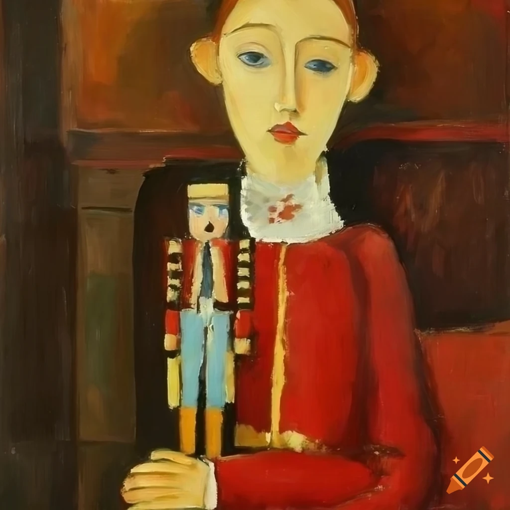 Striking oil painting of the nutcracker on Craiyon