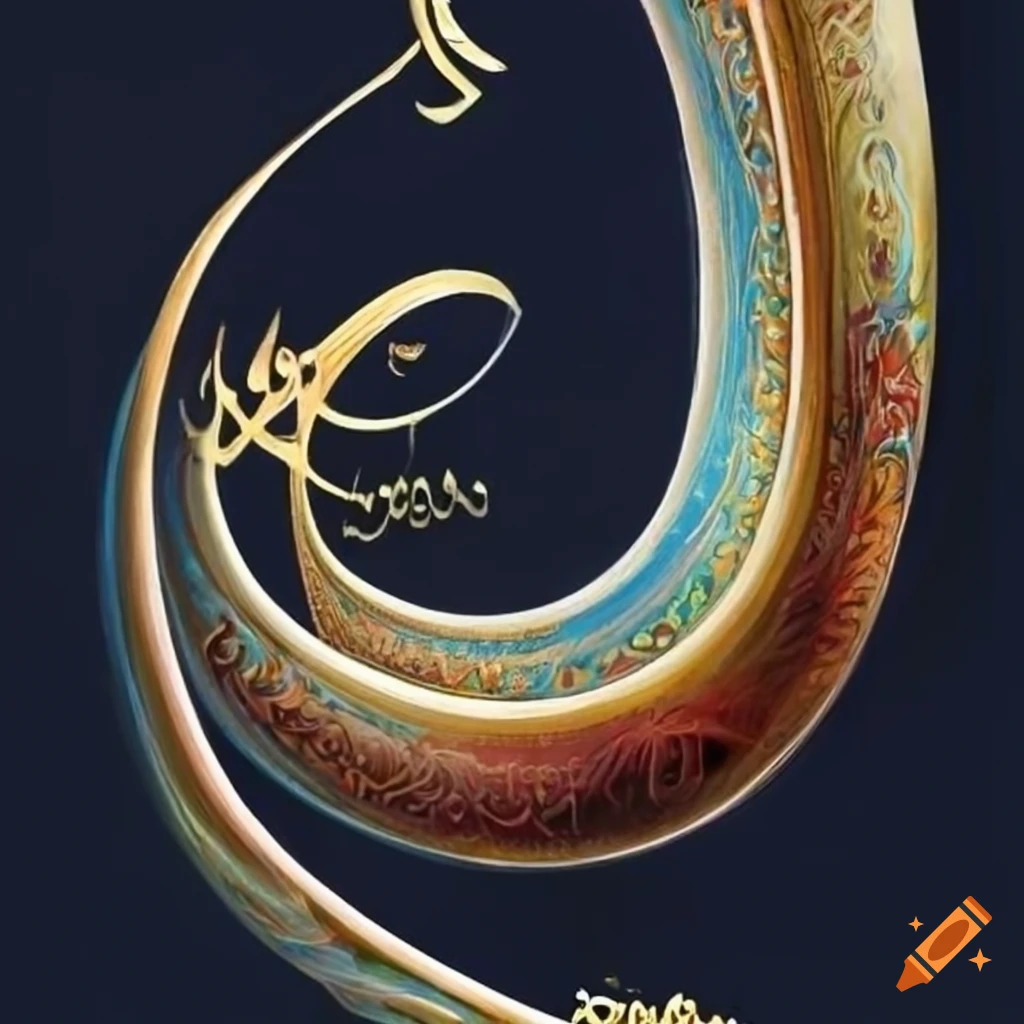Arabic calligraphy artwork