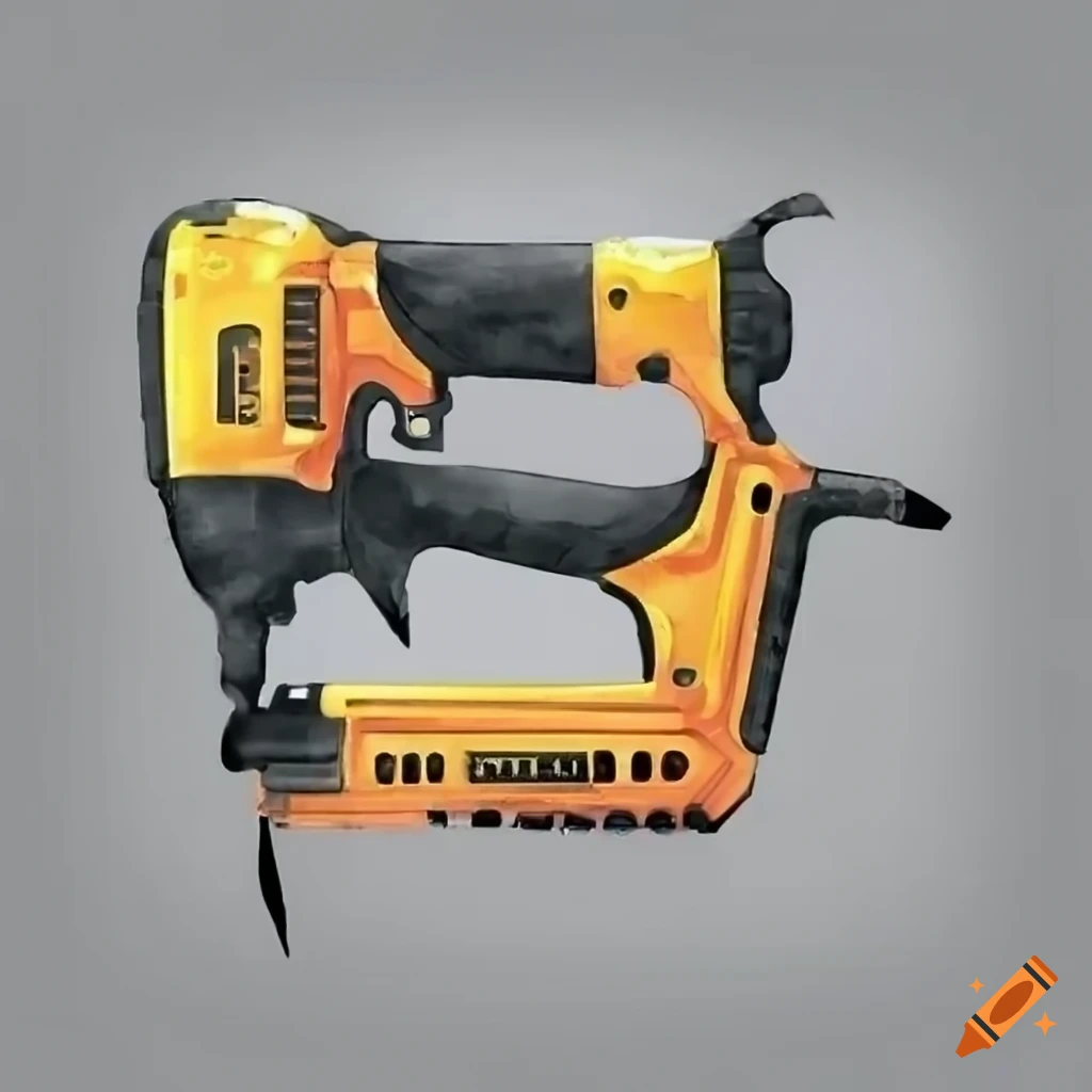 Dewalt nail gun on Craiyon